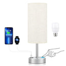 Ljojo LED Table Lamp with USB A+C Fast Charger & Touch Control