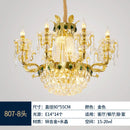 European Living Room Lamp High-end Luxury Crystal Chandelier by Ljojo