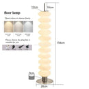Italian Design Gourd Floor Lamp Cream Wind Sofa Side Ambient Light Ljojo Acrylic Metal LED