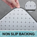 Ljojo Memory Foam Bathroom Mat Non Slip Shower Rug Soft Absorbent Floor Mat
