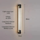 Ljojo Crystal Bubble Wall Light Modern LED Fixture for Bedroom Living Room Home Decor
