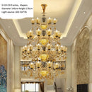 Ljojo Luxury Crystal Chandelier Lamp for Living Room Bedroom Decor Atmosphere Lighting