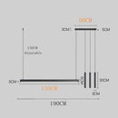 Ljojo LED Dining Room Chandelier: Modern and Stylish Kitchen Pendant Lights for Bar Island