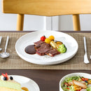 Ljojo 12/24 Piece Ceramic Dinnerware Set for 4 with Plates and Bowls