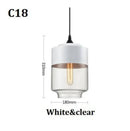 Modern LED Glass Pendant Light Fixture for Kitchen & Dining Room by Ljojo