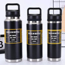 Ljojo 304 Stainless Steel Thermos Bottle, Portable Hot Cold Drinking Water Bottle for Outdoor Activities