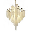 Italian Crystal Chandelier: Designer Luxury Pendant Light for Hotel Lobby by Ljojo