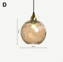 Ljojo Modern Glass Chandelier Nordic Lustre Led Pendant Light Glass Hanging Lamp