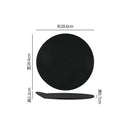 Ljojo Matte Stone Ceramic Plate Set for Molecular Cuisine and Desserts