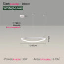 Ljojo Minimalist Aluminum Pendant Light Chandelier for Home Room Decoration