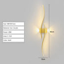 Ljojo LED Wall Lights in Black Gold White for Bedroom Corridor Balcony