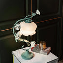 LED Flower Glass Table Lamp for Bedroom Decor - Ljojo