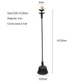 Ljojo Medieval Retro Candlestick Led Floor Lamp for Living Room Bedroom Decor Lighting