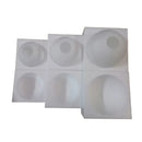 Ljojo Matte White Glass Shade Replacement for DIY Lamp Accessory