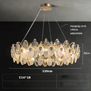 Italian Postmodern Glass Pendant Light Fixture by Ljojo - Elegant Feather Design for Luxurious Living Spaces