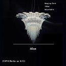 Luxury European Murano Vintage Glass Chandelier LED for Living Room Staircase Villa Ljojo