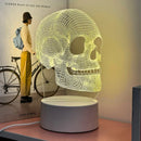 3D Crystal Skull LED Night Light - Halloween & Birthday Gift, Home Decor, Unique Souvenir for Ljojo