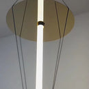 LED Pendant Light Modern Loft Acrylic Line Staircase Bedroom Decoration Hanging Lamp by Ljojo