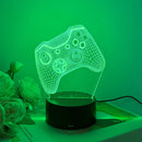 3D Game Controller Light - Birthday Gift for Children and Male Gamers - Night Light Game Decoration