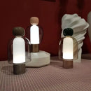 Mushroom Table Lamp LED Nordic Glass Modern Living Room Bedroom Decor Light by Ljojo
