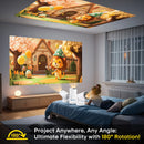 Ljojo™ HY300 Pro+ 4K 8000 Lumens WiFi Projector with Android14 for Home Theater