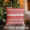Christmas Patterns Printed Pillow Covers by Ljojo for Sofa Bedroom Car