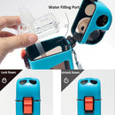 Ljojo 350ML Double Layer Square Plastic Water Bottle With Straw