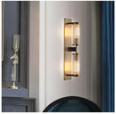 Ljojo LED Wall Lamp: Minimalist Luxury Copper Lighting for Bedroom and Living Room