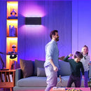 Ljojo LED Touch Wall Lamp Colorful Remote Control Night Light 6W