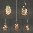 Ljojo Luxury Crystal Glass Chandelier for Dining, Bedroom, Living Room