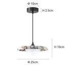Ljojo Luxe Pendant Lamp for Modern Spaces: Bedroom, Living Room, Bar, Hotel Lighting