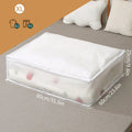 Ljojo™ Quilt Blanket Storage Bag: Folding Duvet Organizer for Closet or Under-Bed.