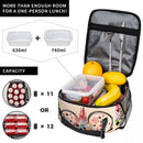 Ljojo Mickey Mouse Insulated Lunch Bag - Portable Thermal Cooler for Kids