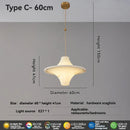 Imitation Marble Pendant Lamp Modern Light Luxury Bedroom French Designer Restaurant Ljojo