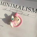 Bear Silicone Straw Cover Tops for 7-8mm Straws by Ljojo - Pink Cute Drinking Decor