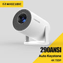 Ljojo™ Magcubic 4K Android 14 Pro Projector 290ANSI BT5.0 Wifi6 1080P 720P Outdoor