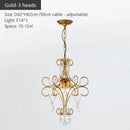 Iron Crystal Chandelier Luxury Boutique Modern Country Style for Living Room by Ljojo