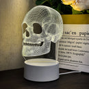3D Crystal Skull LED Night Light - Halloween & Birthday Gift, Home Decor, Unique Souvenir for Ljojo