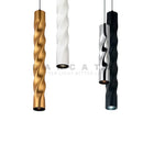 Ljojo Modern Art Deco Cylinder Pendant Lights for Kitchen Island and Dining Room.