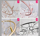 Nordic Romantic Firefly Living Room Chandelier | Modern Industrial Pendant Lamp by Ljojo