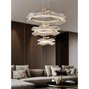 Nordic Luxury Lotus Acrylic LED Chandelier Pendant Light by Ljojo