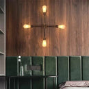 Ljojo Industrial Metal Wall Lamp: Postmodern Led Chandeliers for Living Room & Bedroom
