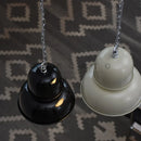 Ljojo Mid Century Industrial Metal Chandelier Sputnik Light in White Beige