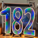 Ljojo™ Starry Sky Tunnel Neon Numbers Sign - Double-Sided 3D Lights