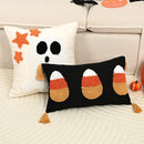 Ljojo 3D Ghost Easter Egg Embroidered Pillowcase Halloween Home Decor Pillow Covers