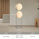 Modern Design LED Ball Floor Lamp | Art Deco Standing Light for Living Room, Bedroom | Ljojo