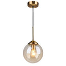 Italian Designer Glass Ball Chandelier: LED Ceiling Lamp by Ljojo for Dining & Living Room Lighting