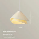 Ljojo Medieval Cream Fabric Pendant Lamp - Creative Dining Table Light