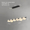 Marble LED Pendant Light for Dinning Room Living Room Kitchen Coffee Chandelier by Ljojo