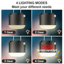 Ljojo 4-in-1 Rechargeable LED Camping Lantern with Fan and Spray